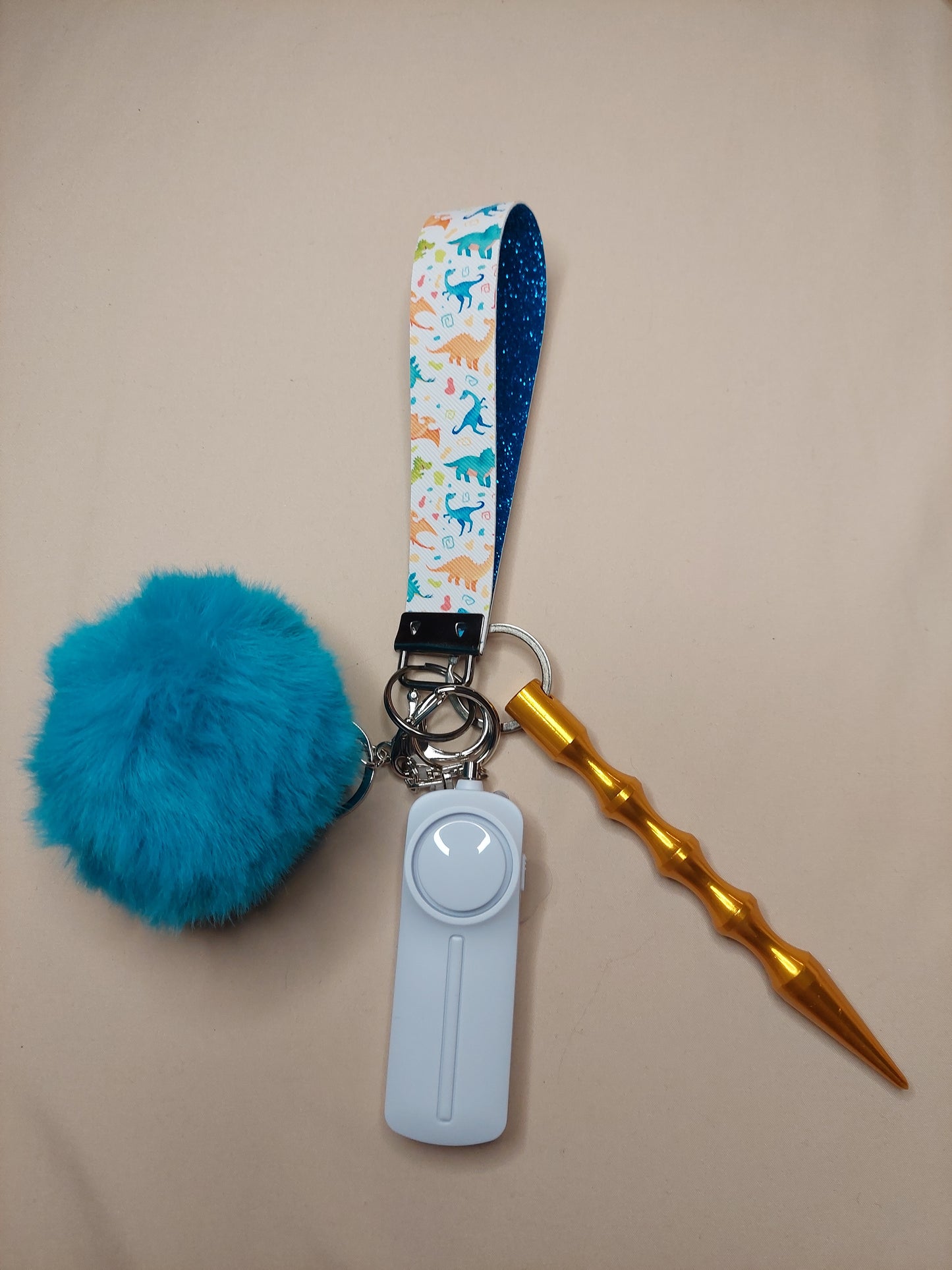 Dinosaur Themed Safety Keychain | Self Defense Keychain
