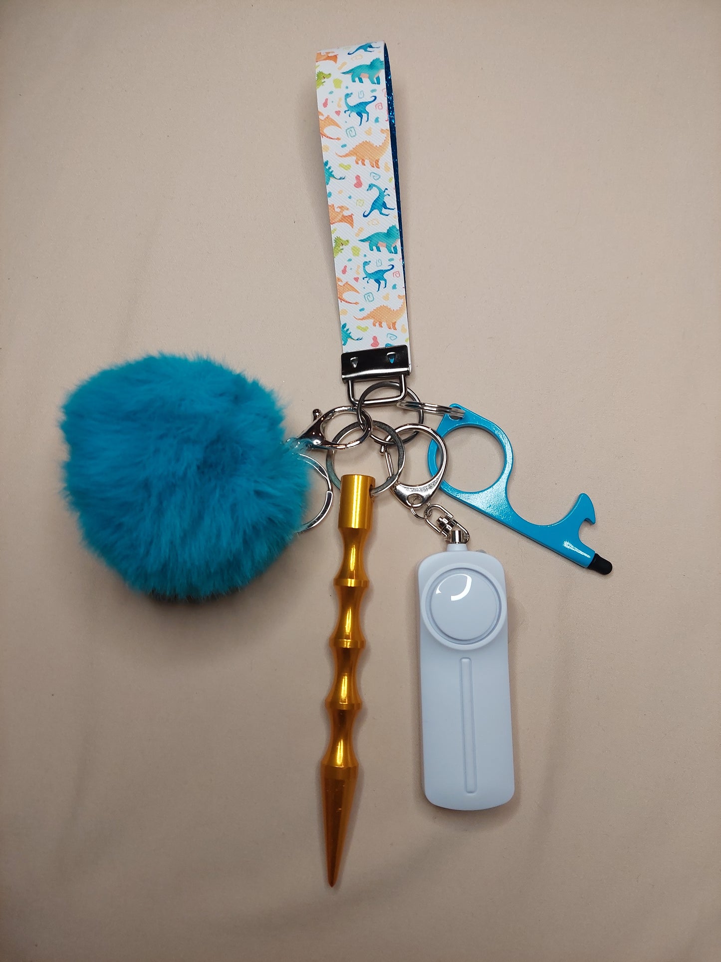 Dinosaur Themed Safety Keychain | Self Defense Keychain