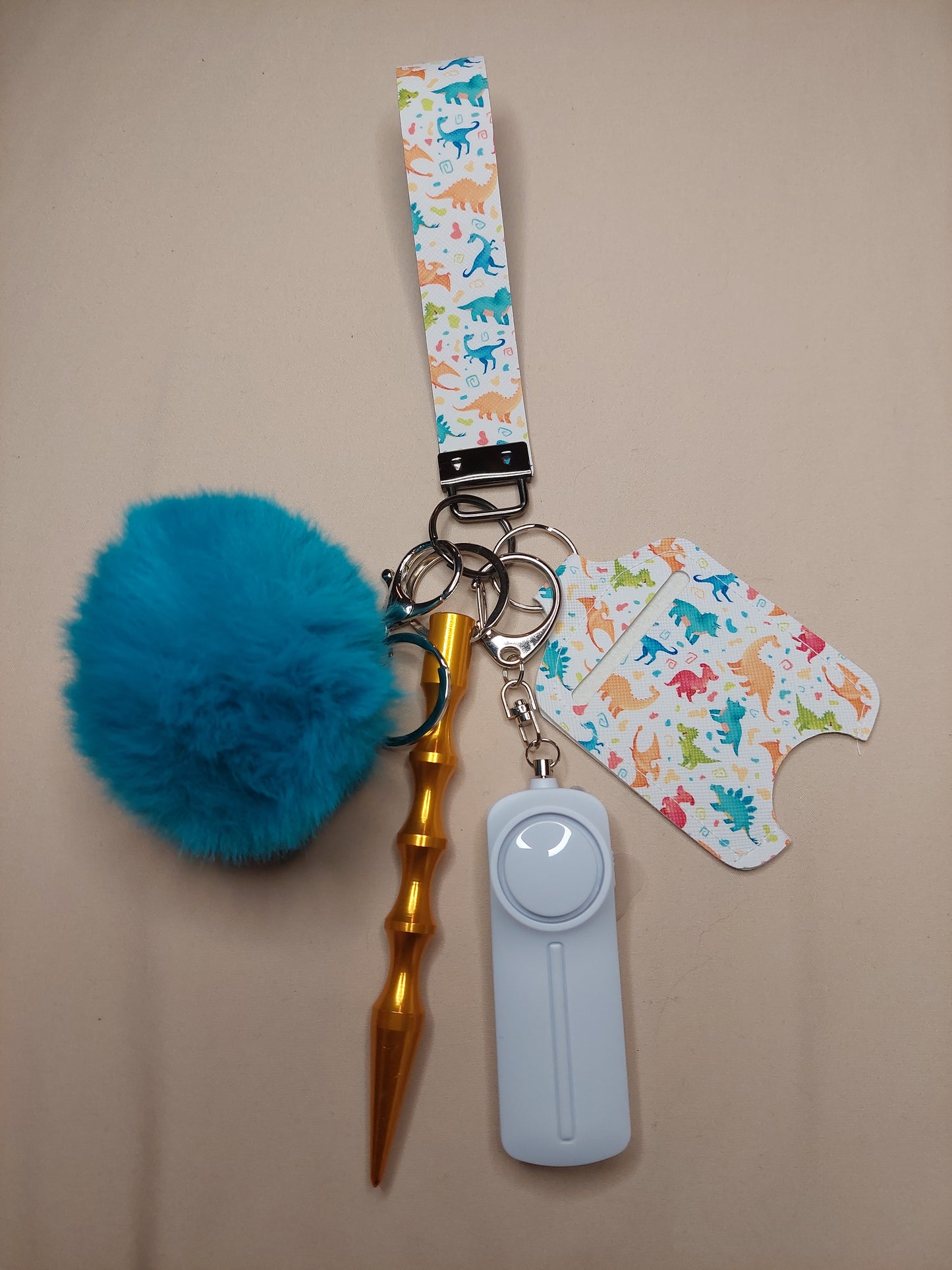 Dinosaur Themed Safety Keychain | Self Defense Keychain