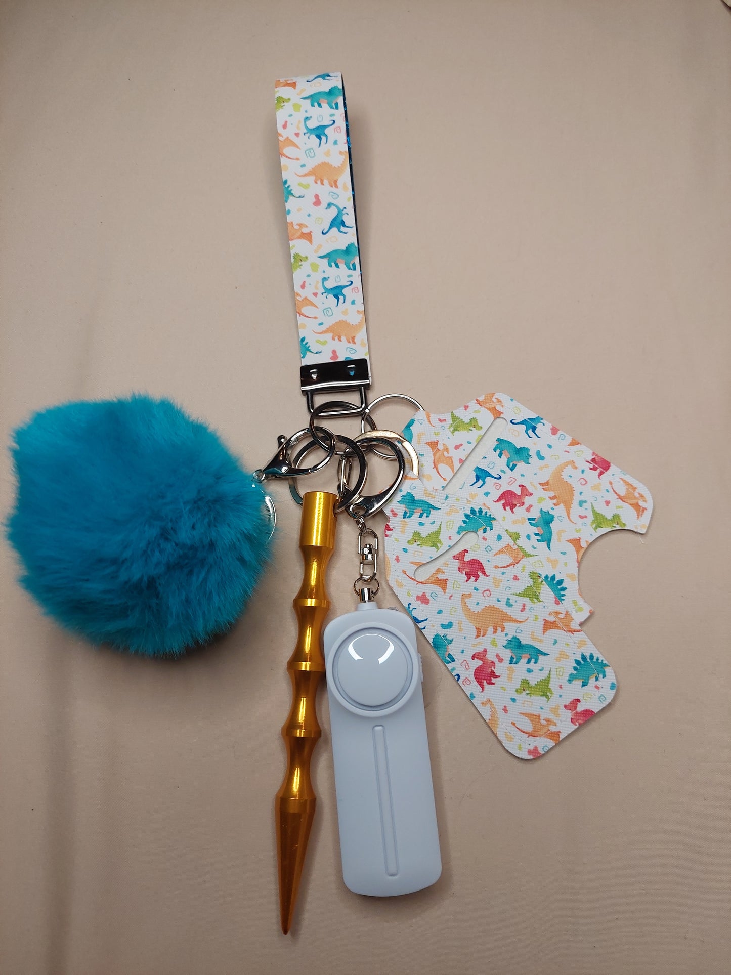 Dinosaur Themed Safety Keychain | Self Defense Keychain