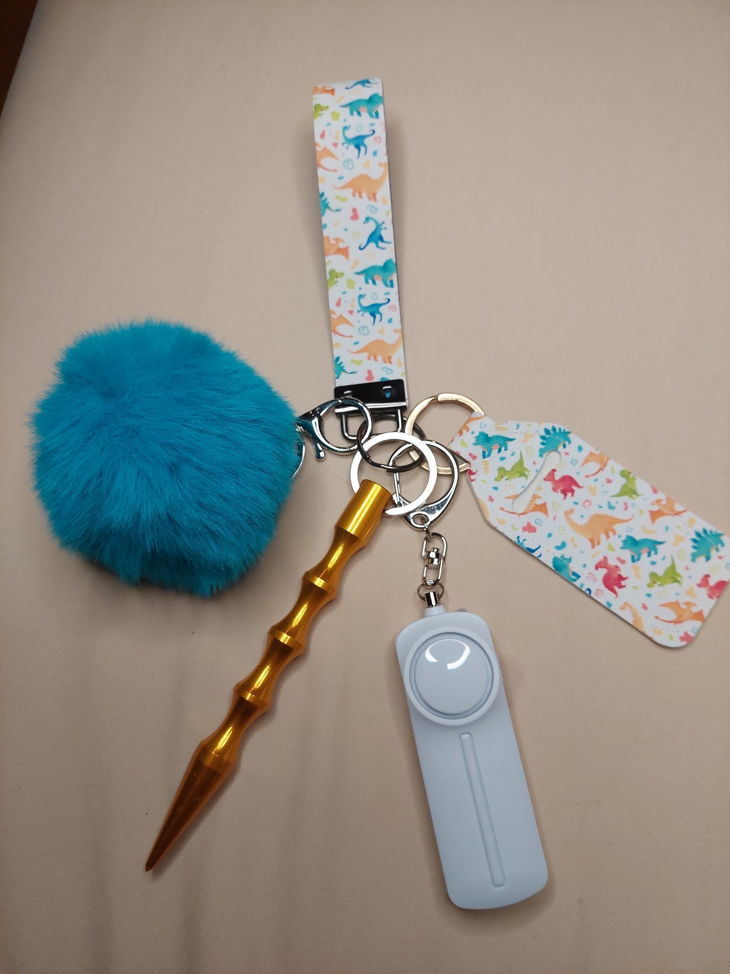 Dinosaur Themed Safety Keychain | Self Defense Keychain