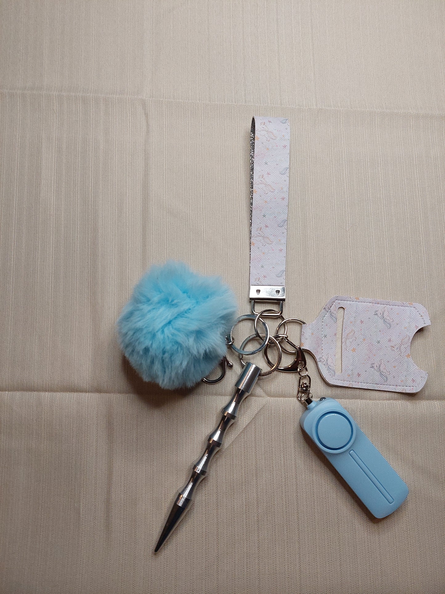 Unicorn Themed Safety Keychain | Self Defense Keychain