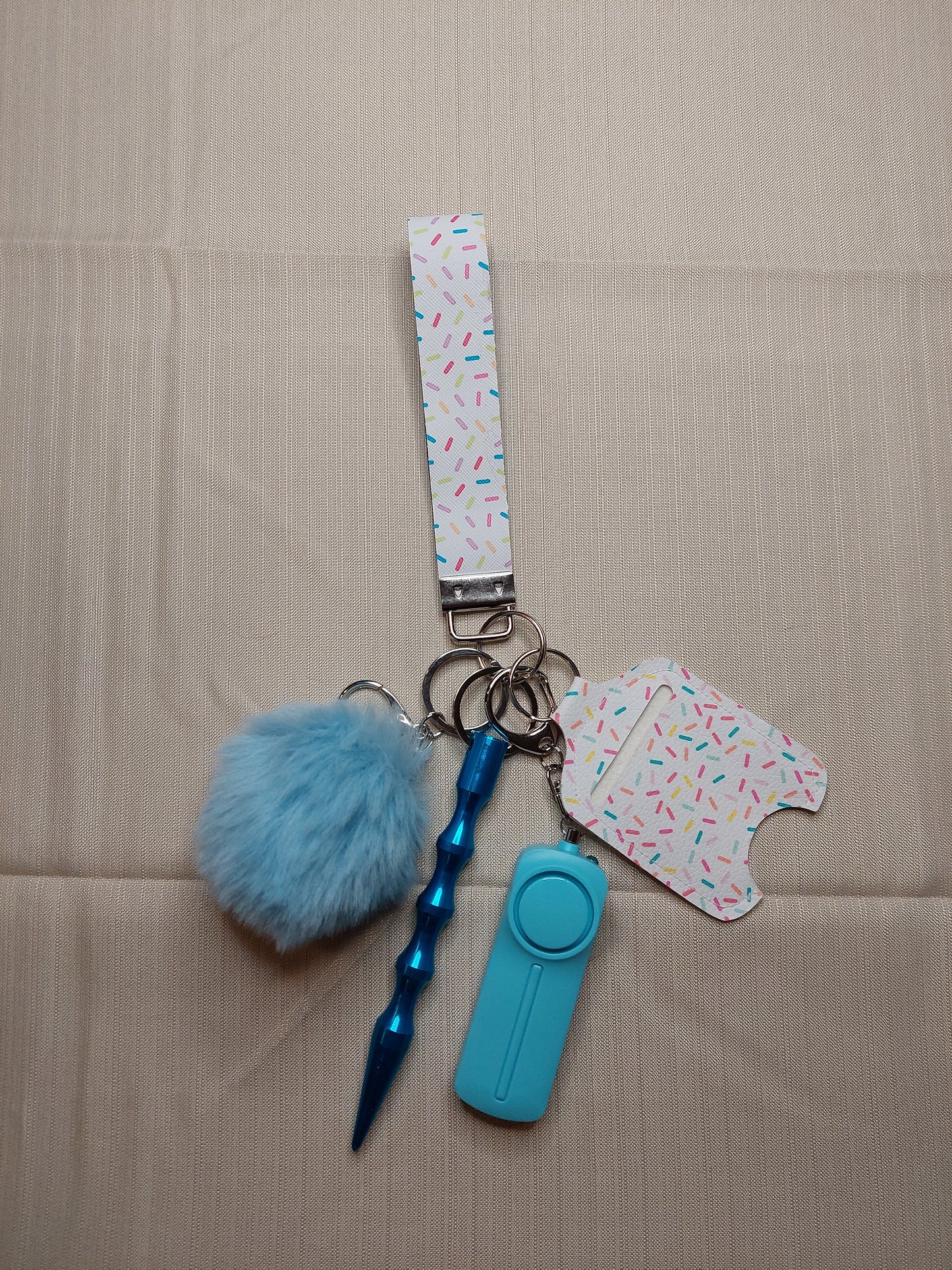 Sprinkle Themed Safety Keychain | Self Defense Keychain