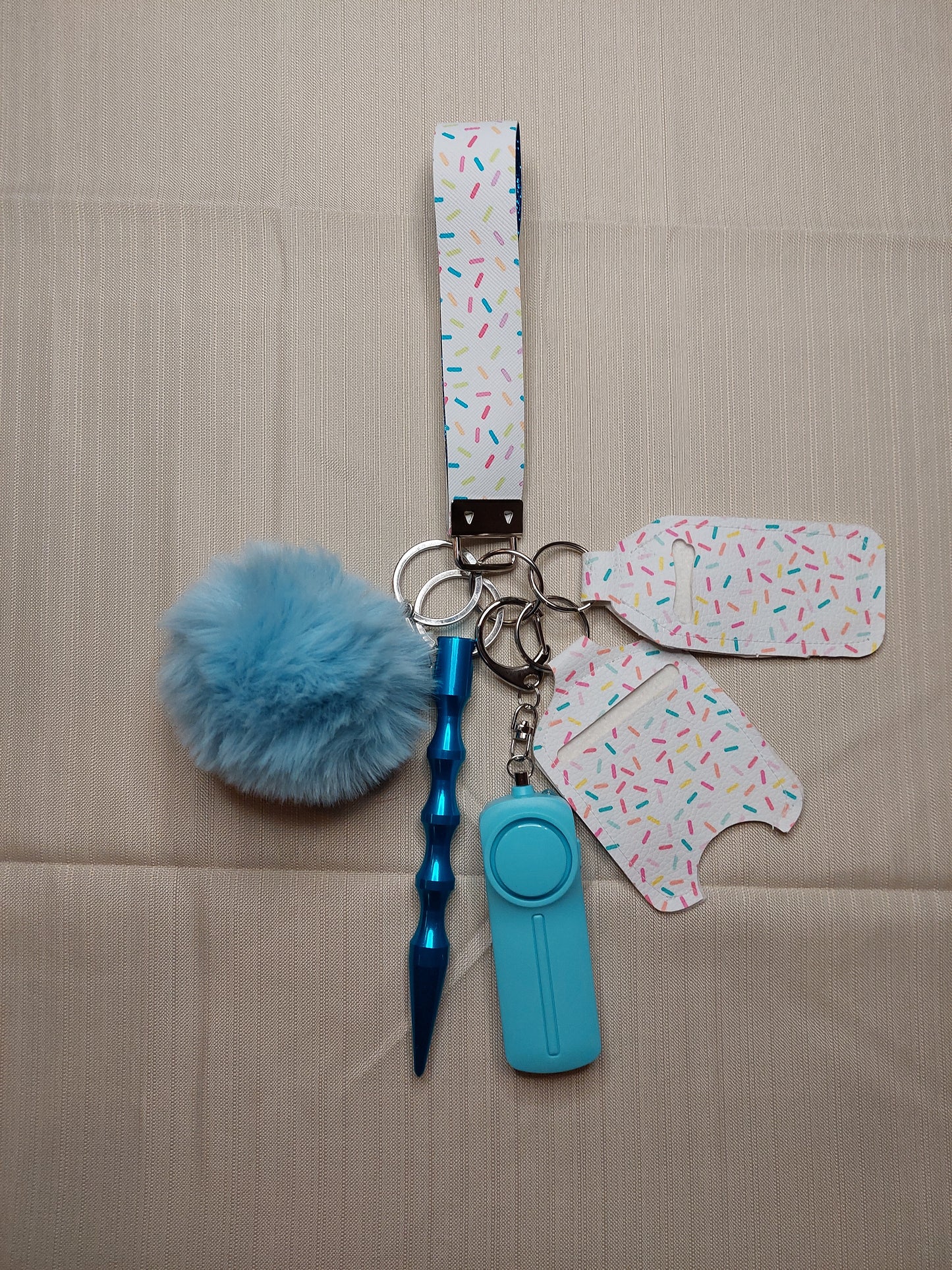Sprinkle Themed Safety Keychain | Self Defense Keychain