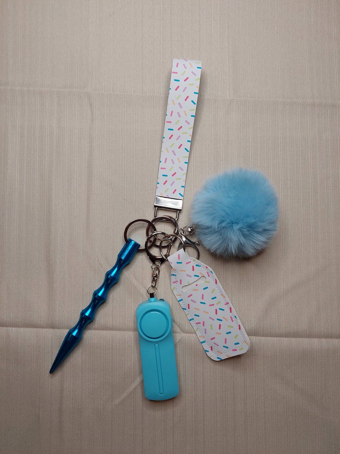 Sprinkle Themed Safety Keychain | Self Defense Keychain