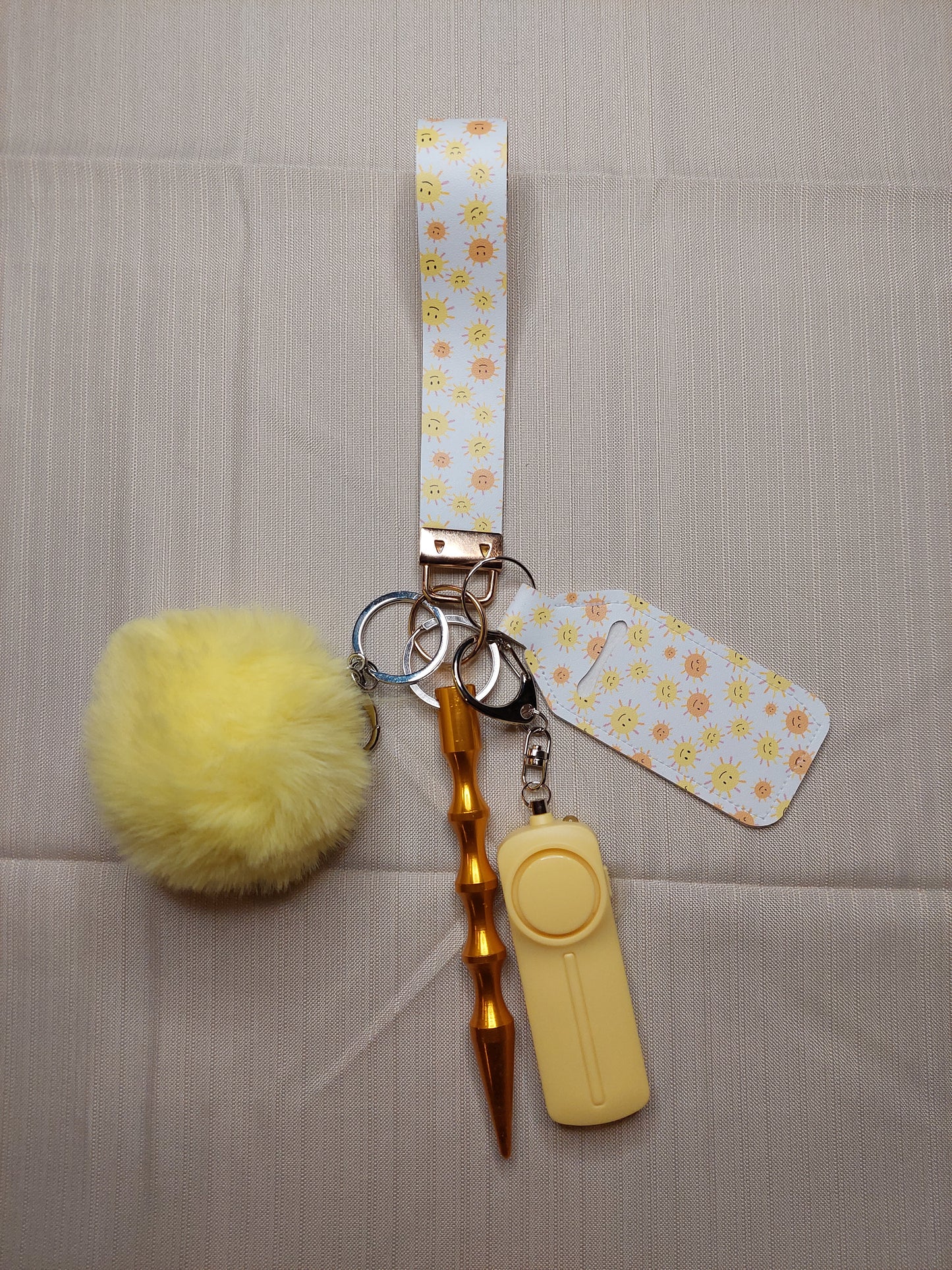Sun Themed Safety Keychain | Self Defense Keychain