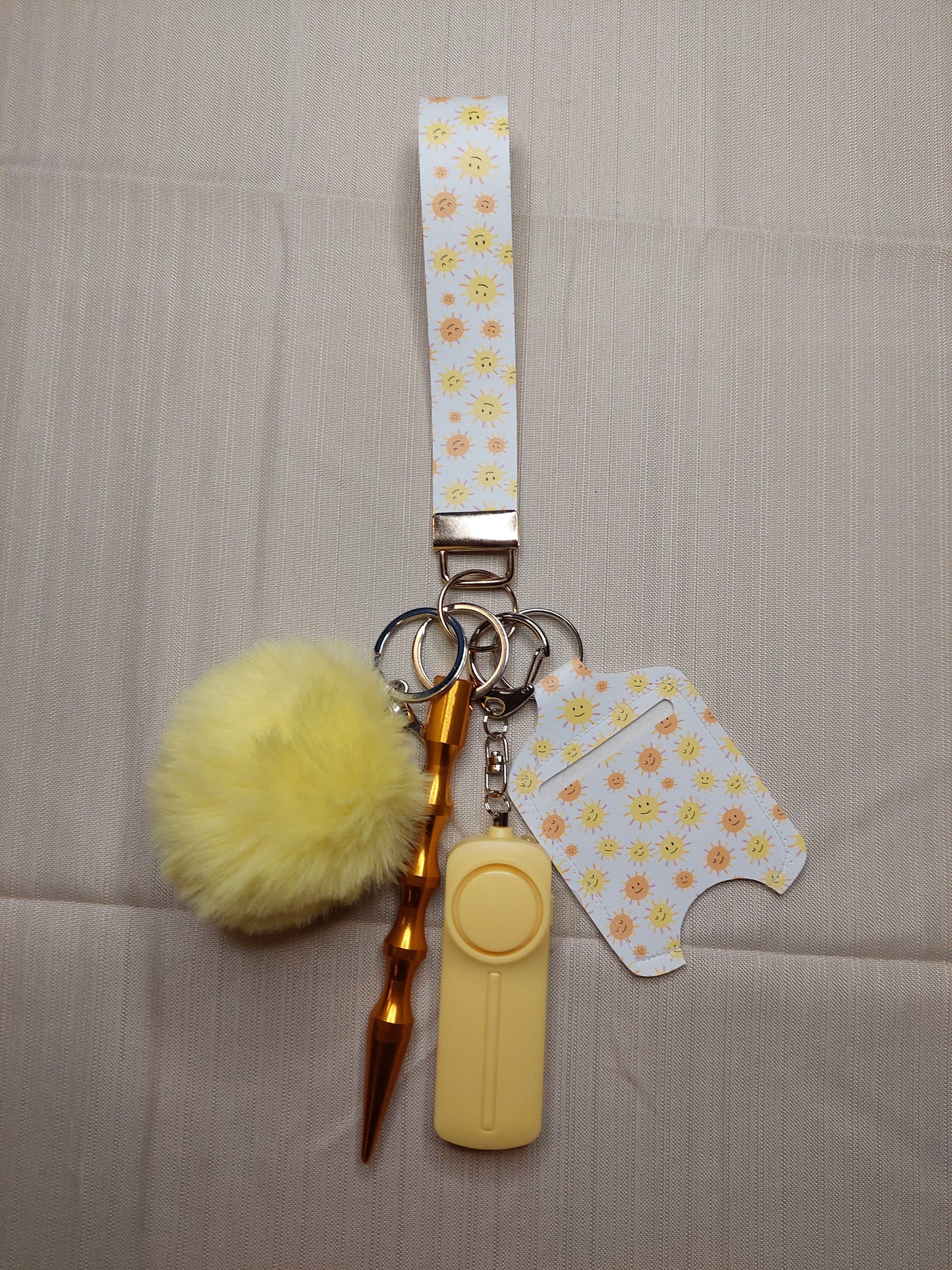 Sun Themed Safety Keychain | Self Defense Keychain
