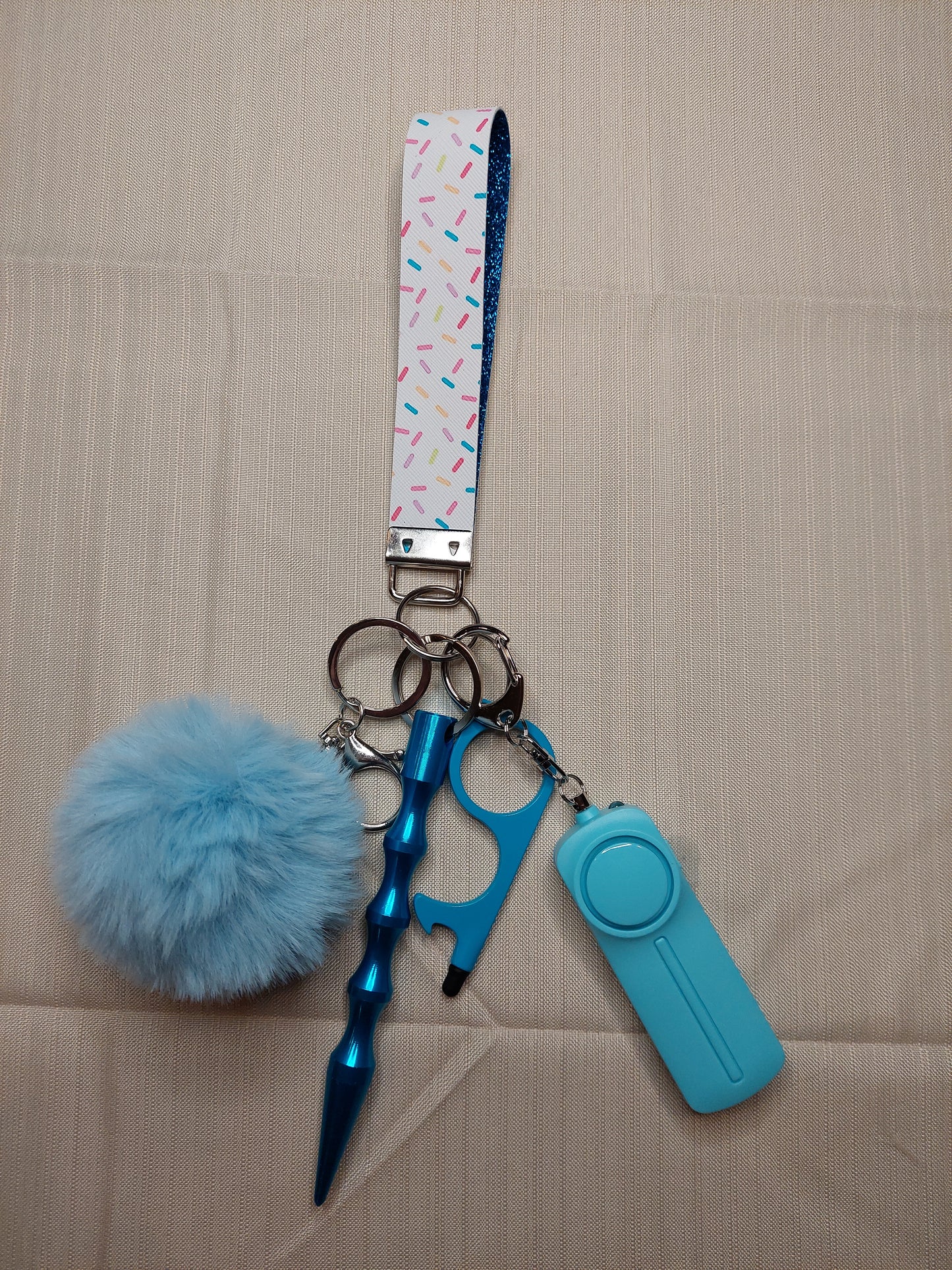 Sprinkle Themed Safety Keychain | Self Defense Keychain