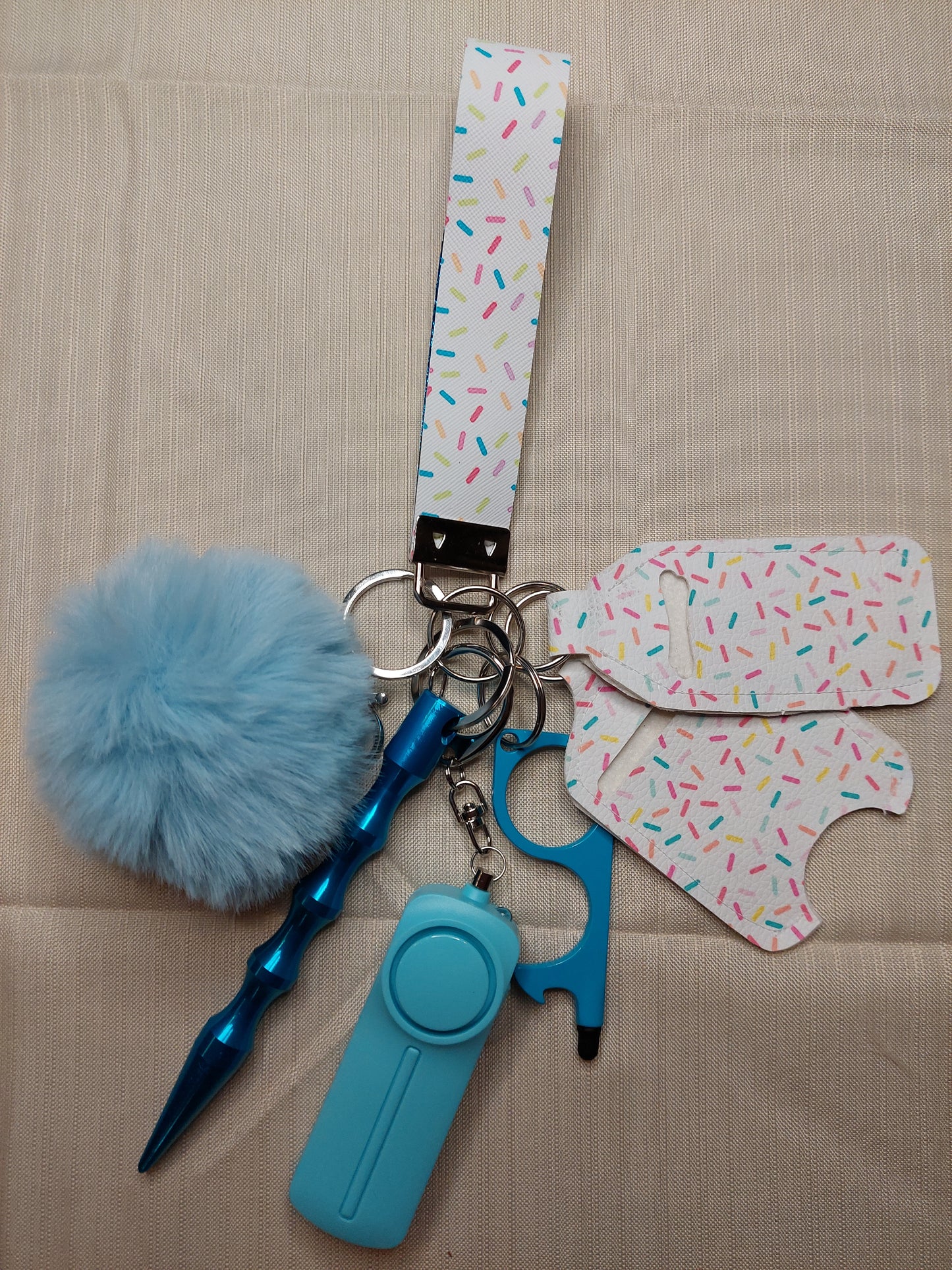 Sprinkle Themed Safety Keychain | Self Defense Keychain