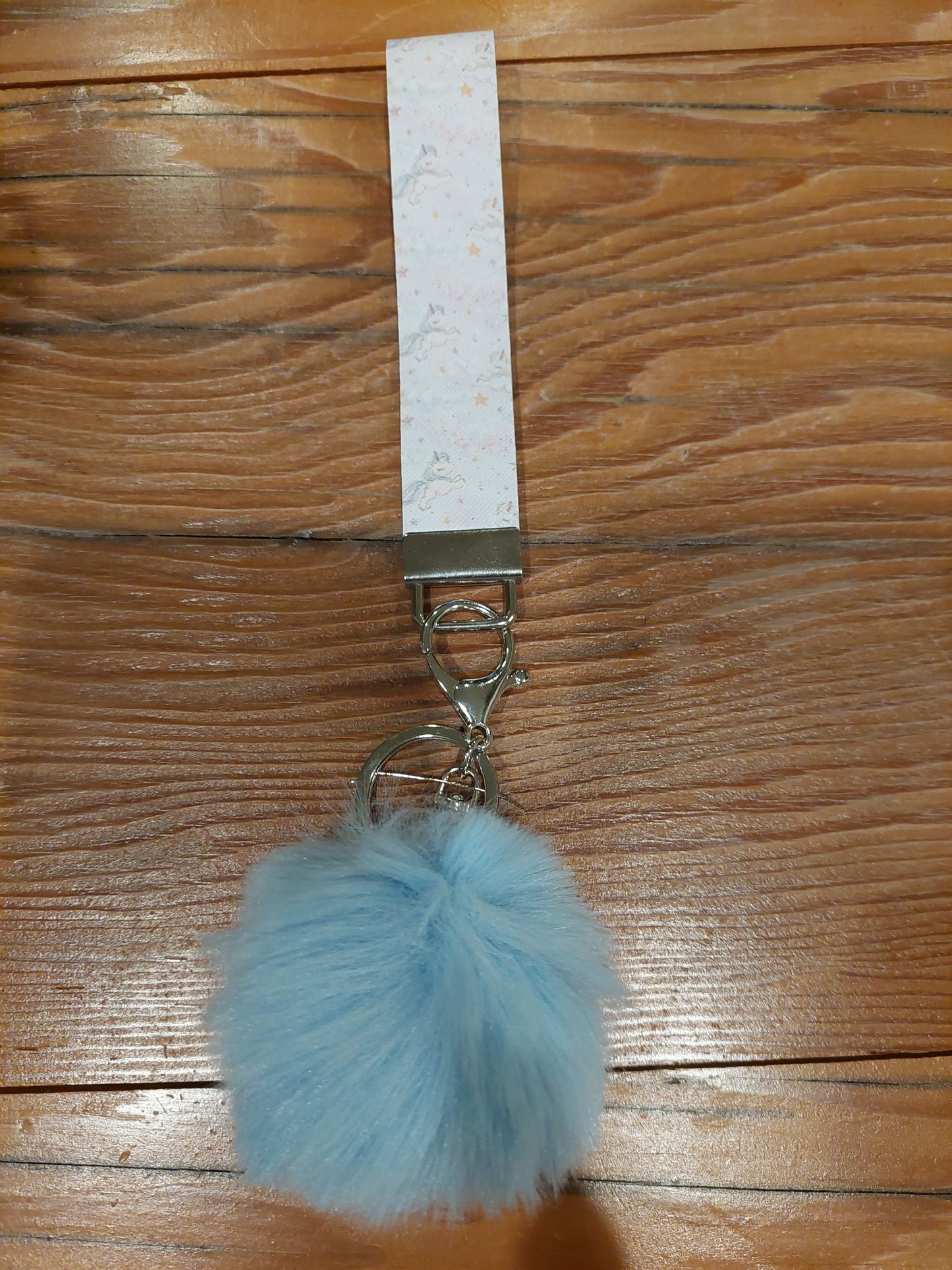 Handmade Wristlet & PomPom Combo