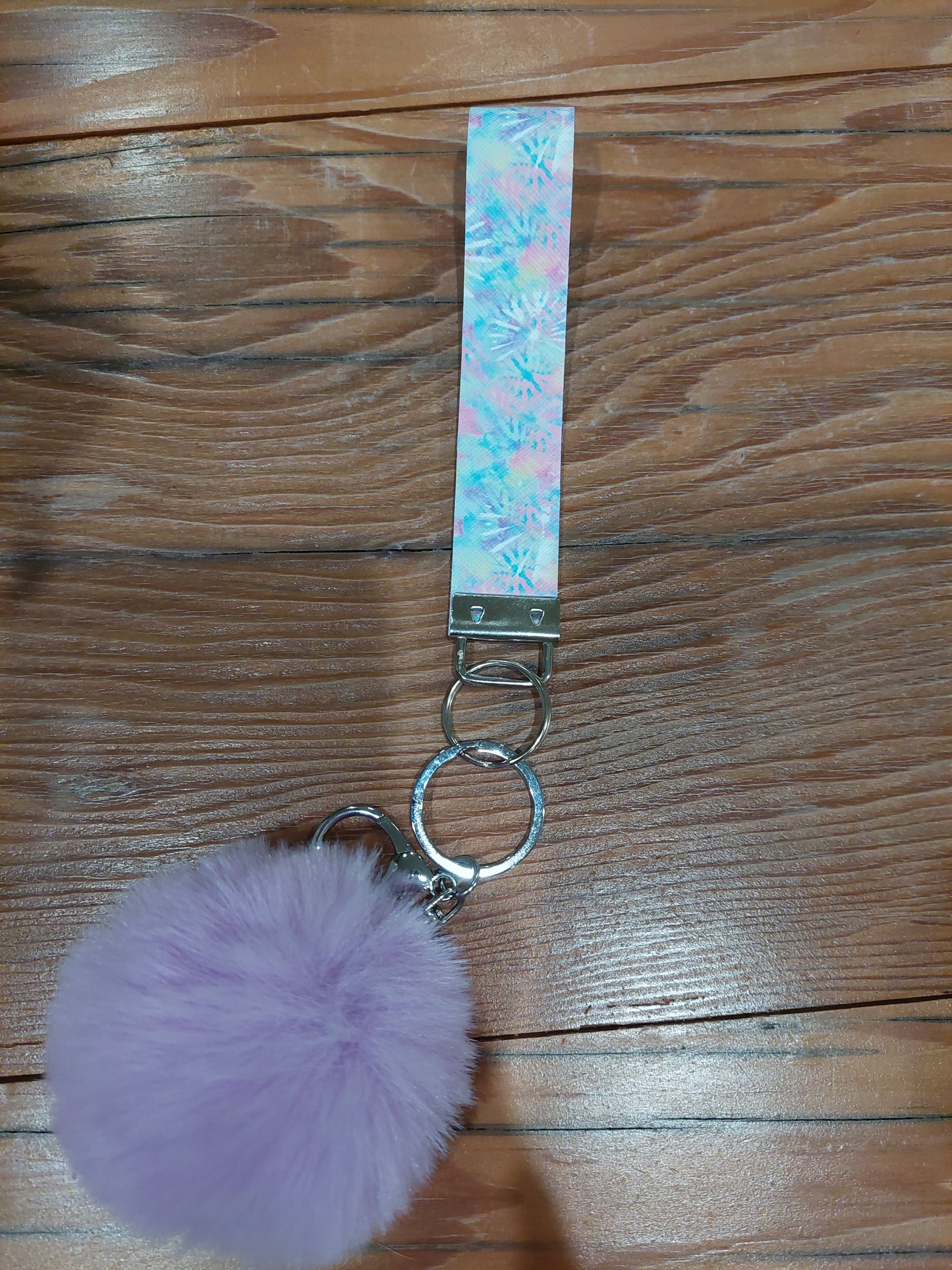Handmade Wristlet & PomPom Combo
