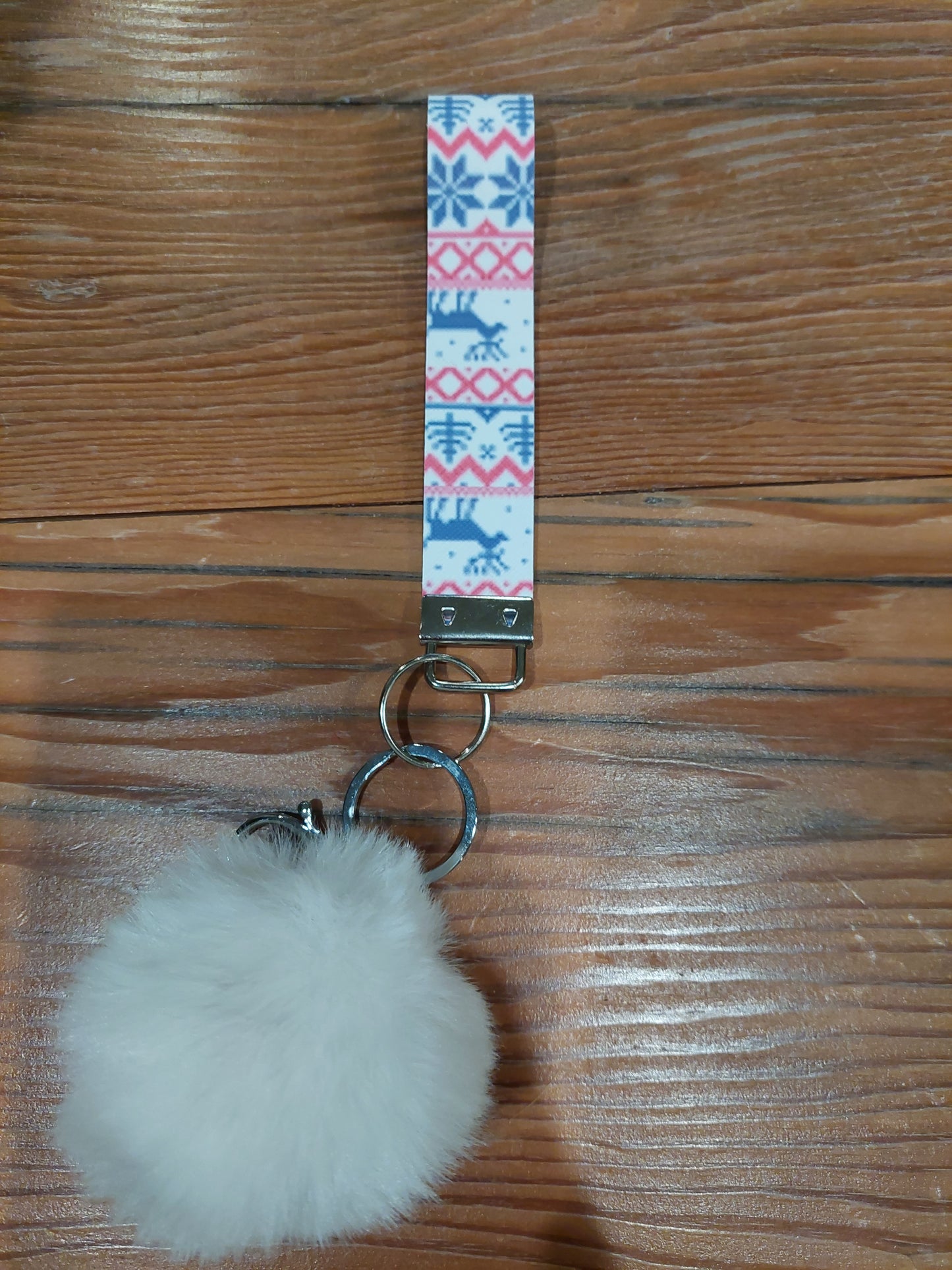 Handmade Wristlet & PomPom Combo