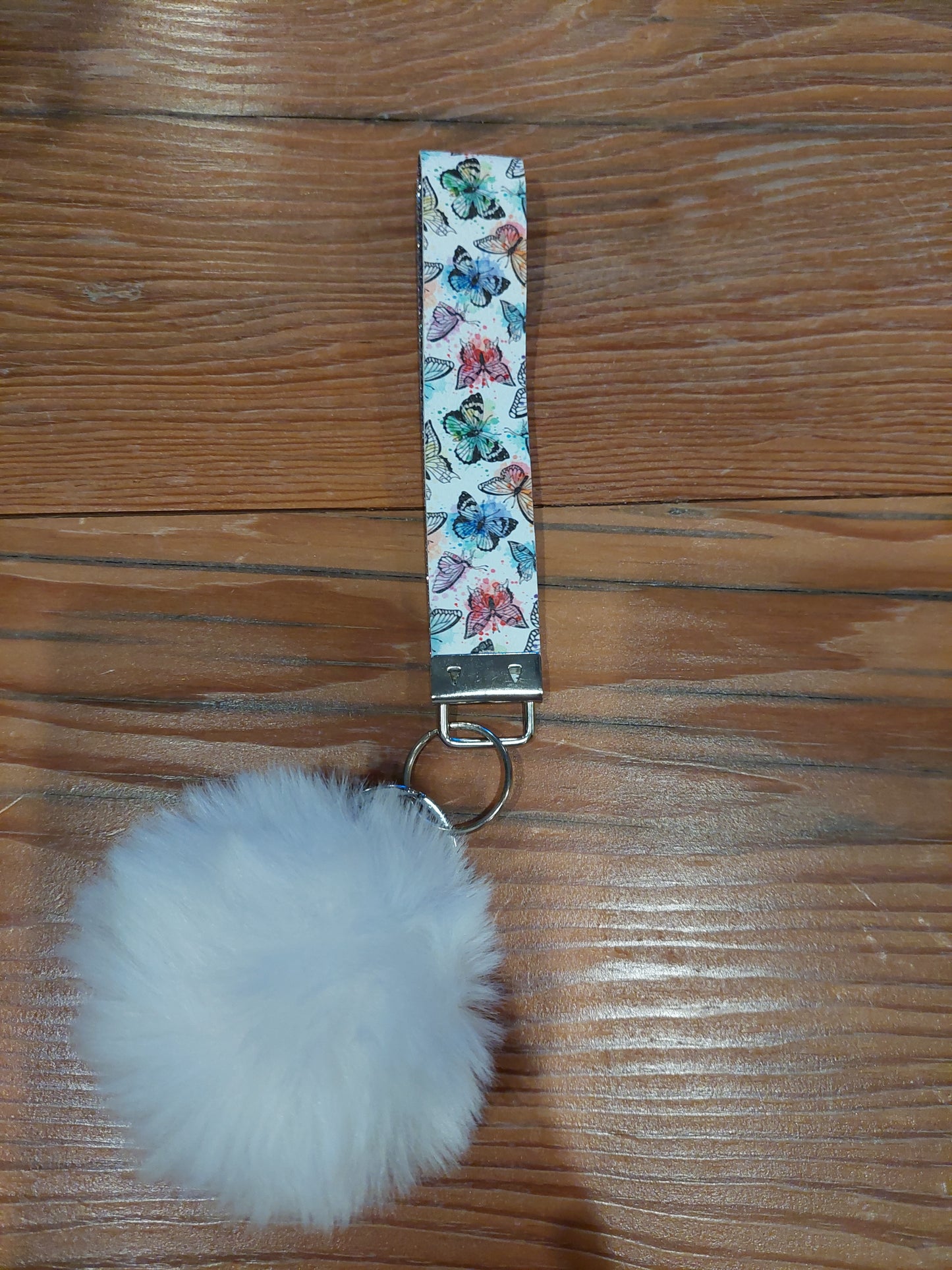 Handmade Wristlet & PomPom Combo