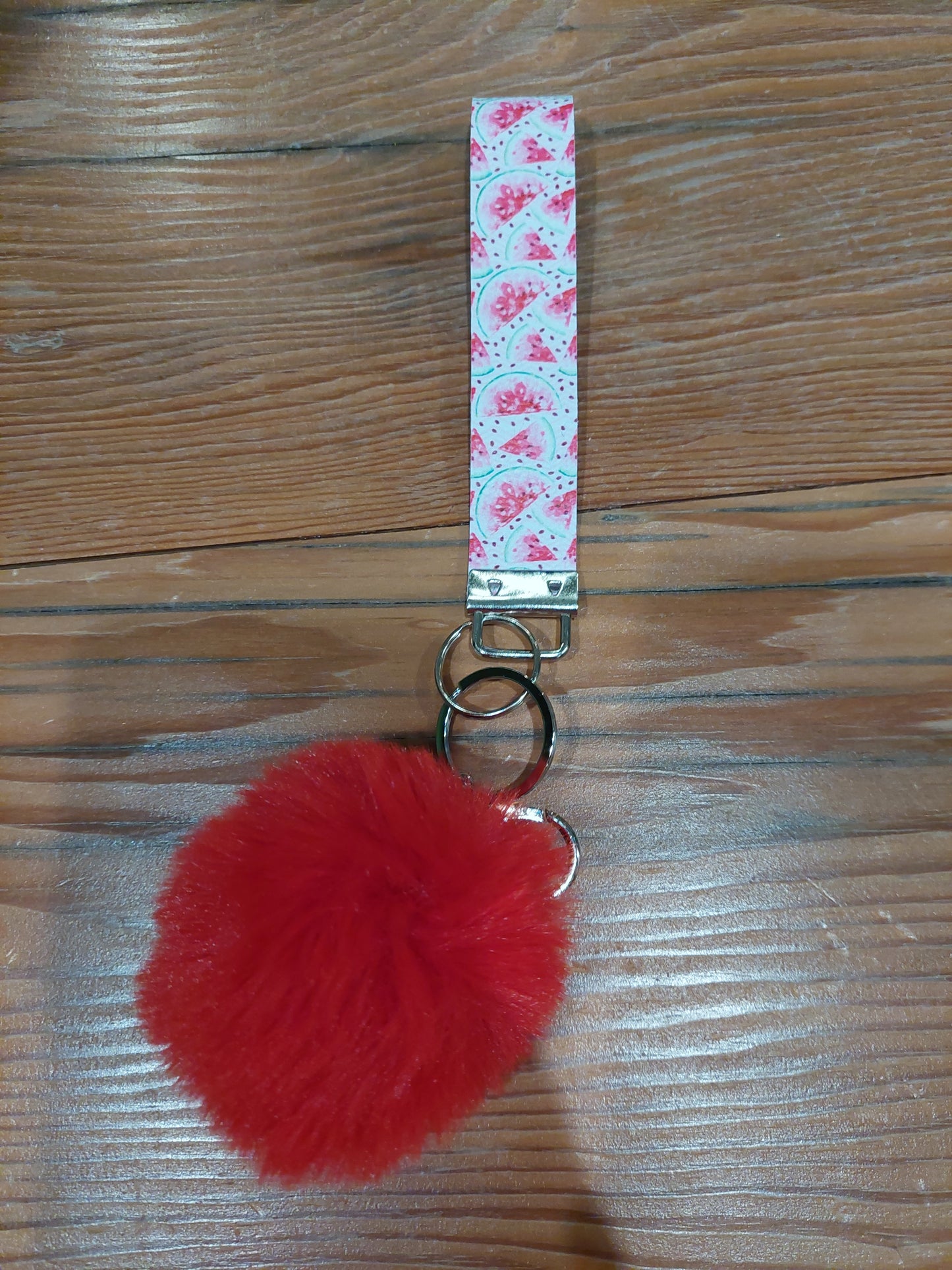 Handmade Wristlet & PomPom Combo