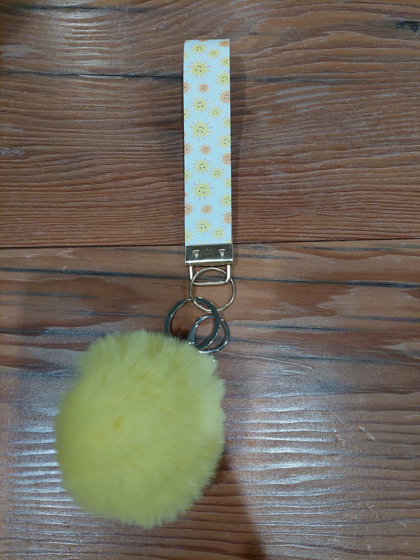 Handmade Wristlet & PomPom Combo