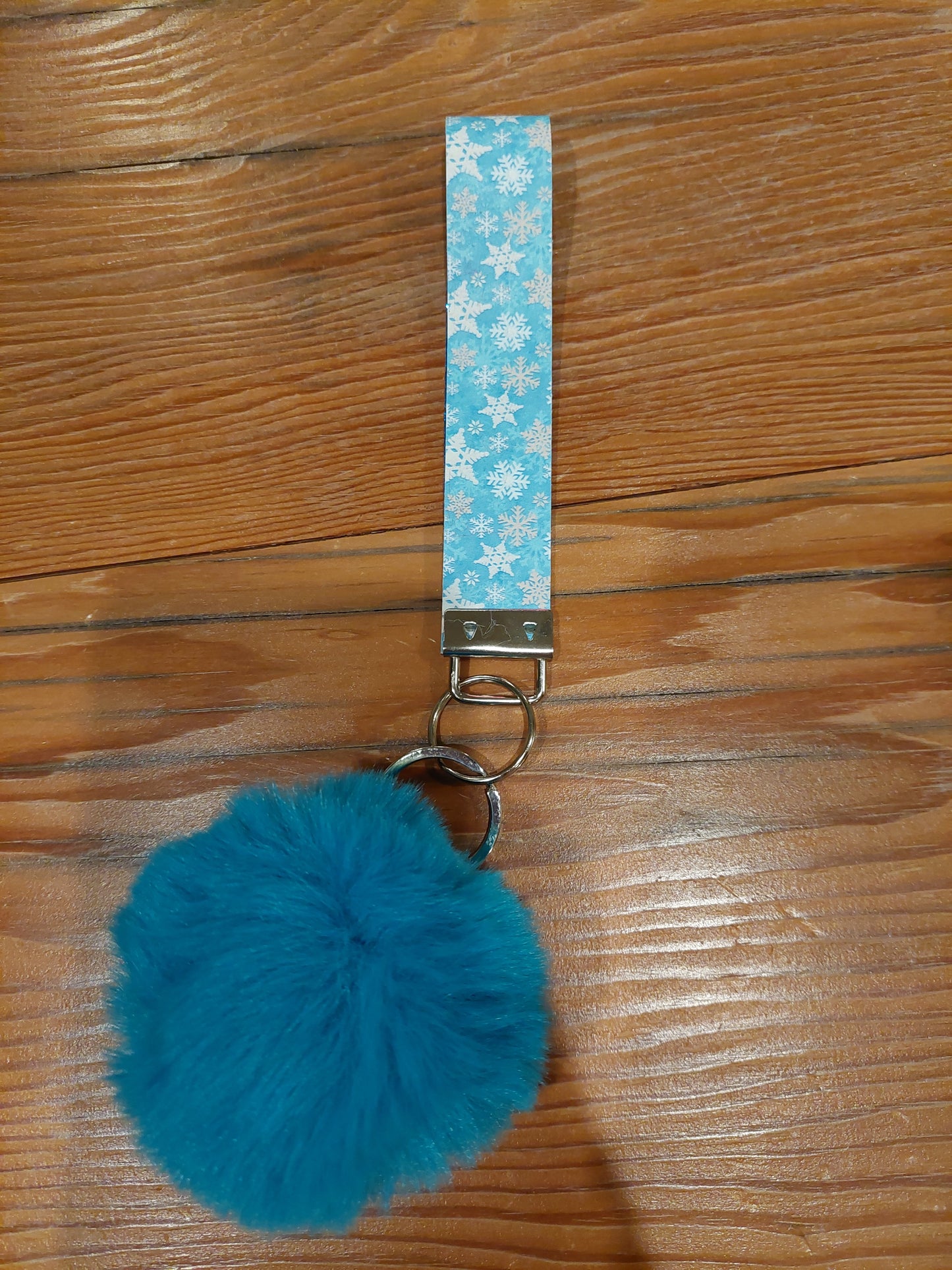 Handmade Wristlet & PomPom Combo