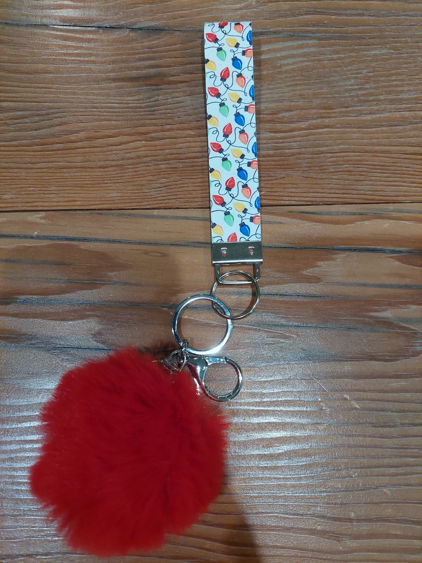 Handmade Wristlet & PomPom Combo