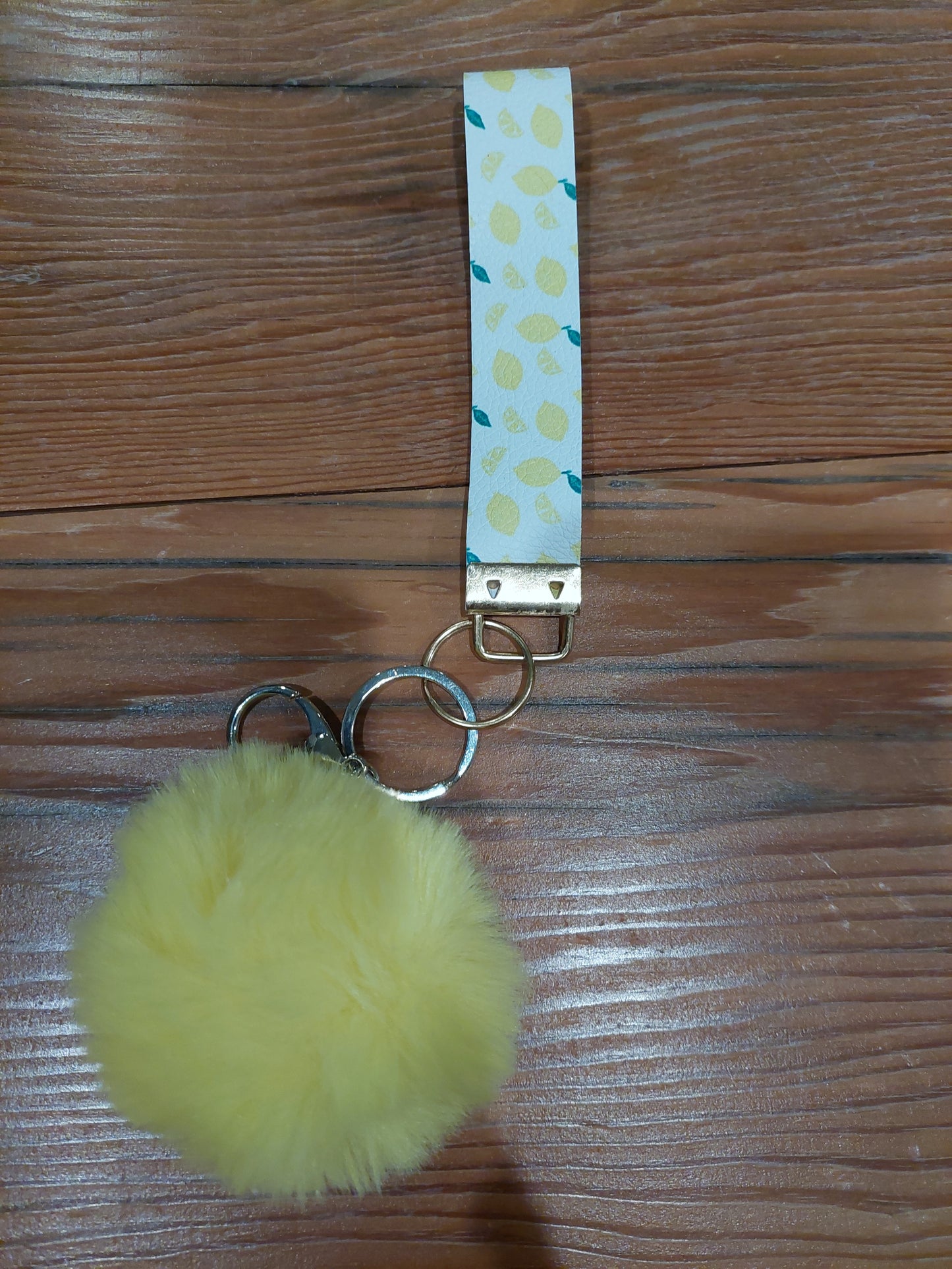 Handmade Wristlet & PomPom Combo
