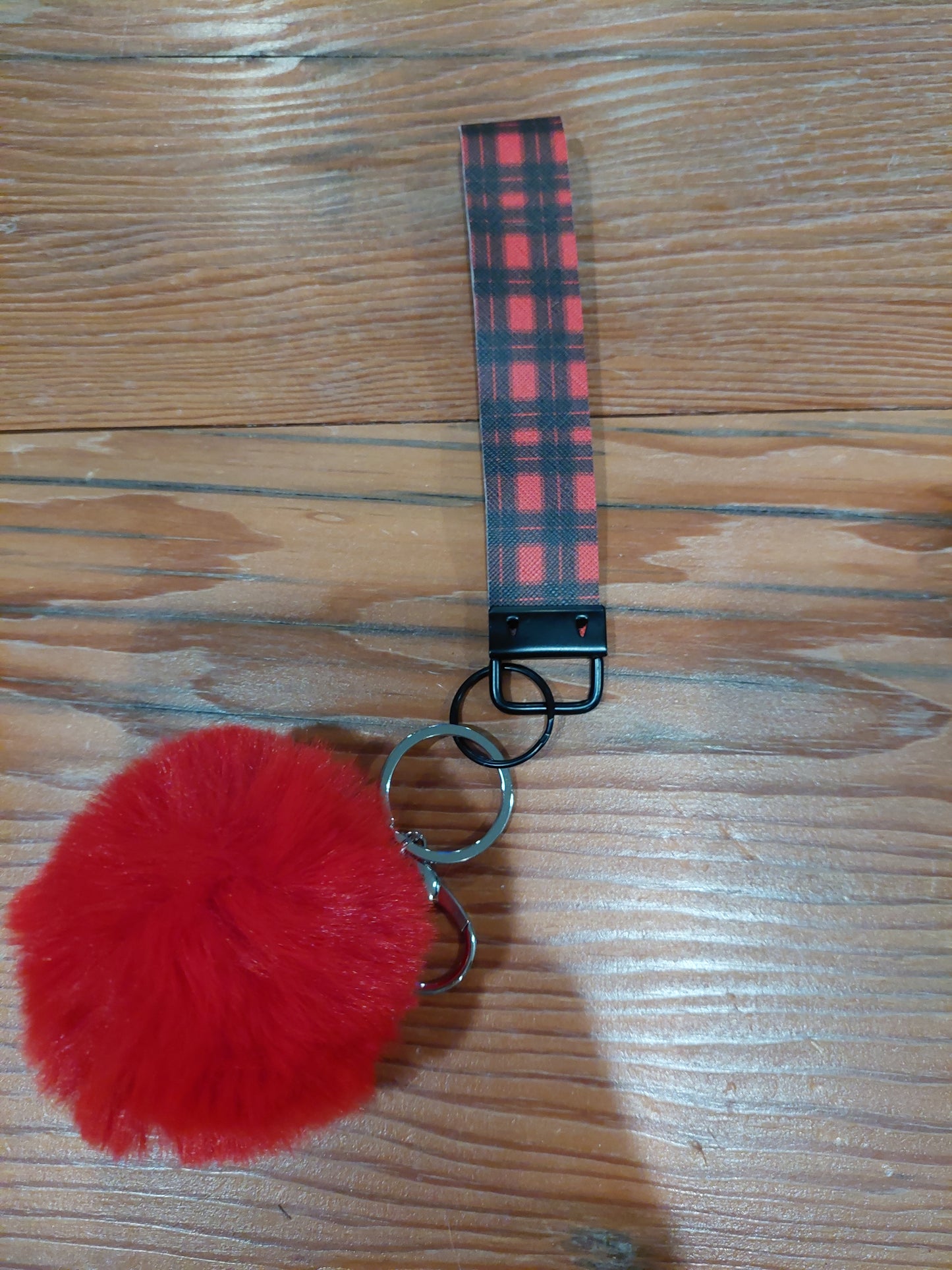 Handmade Wristlet & PomPom Combo