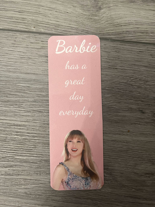 Taylor Swift x Barbie x Travis Kelce Bookmark